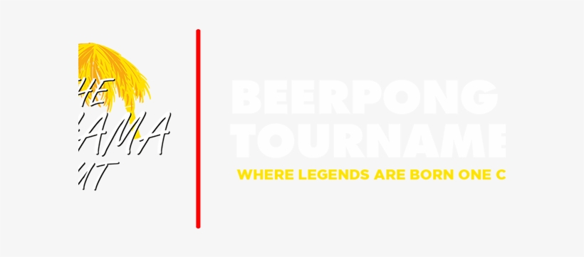 Beer Pong Bahama Hut Clear - Graphic Design, transparent png