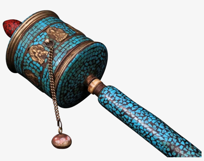 Tibetan Hand Prayer Wheel - Prayer Wheel Png, transparent png