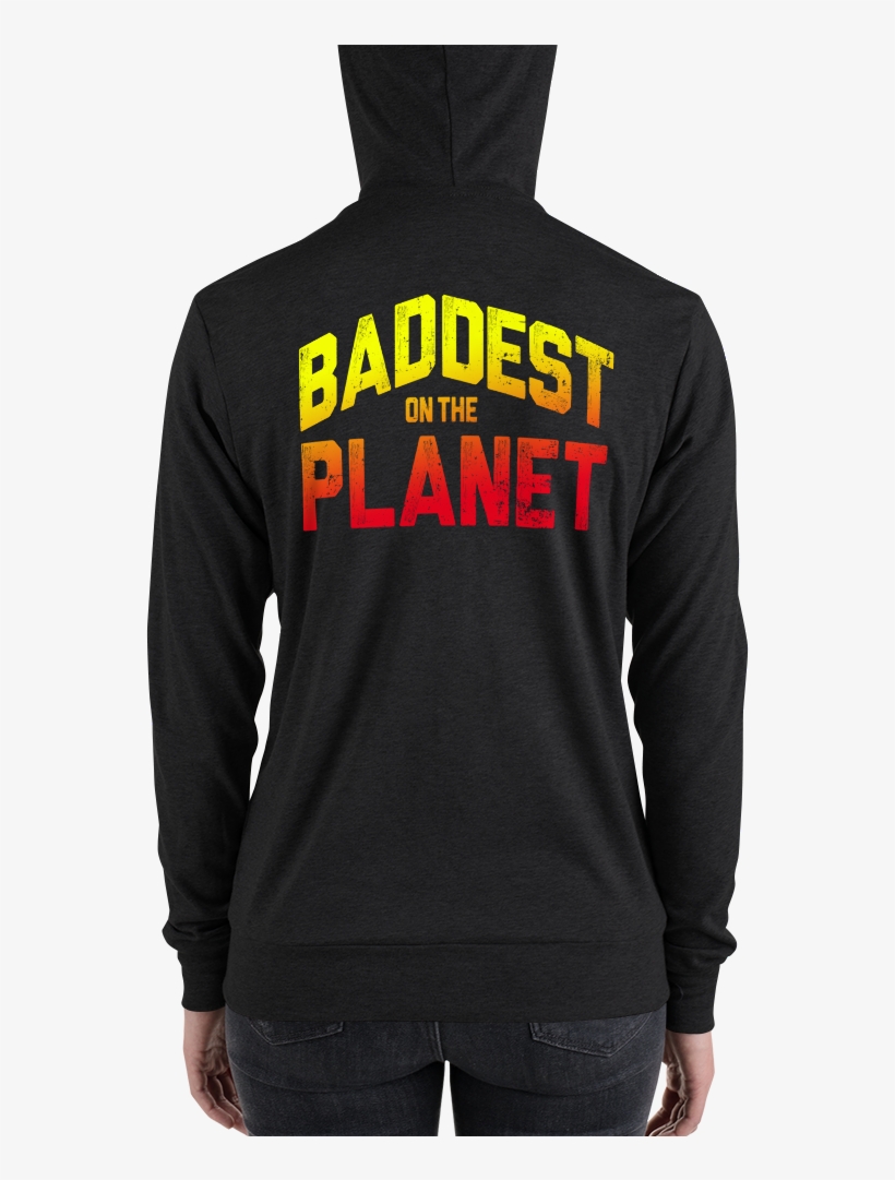 Ronda Rousey "baddest On The Planet" Unisex Full - Hoodie, transparent png