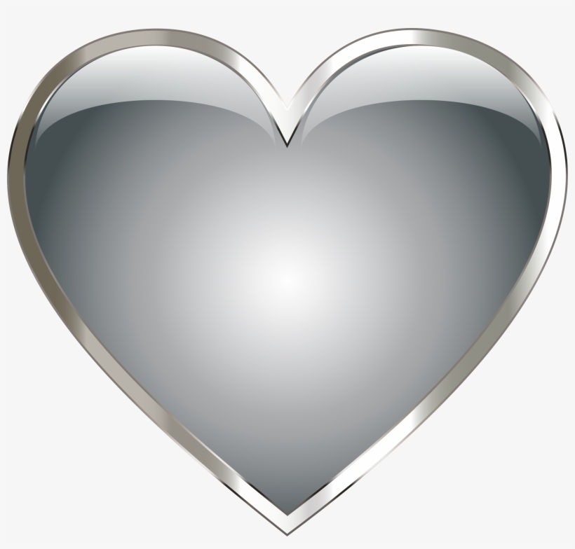 This Free Icons Png Design Of Stainless Steel Heart, transparent png