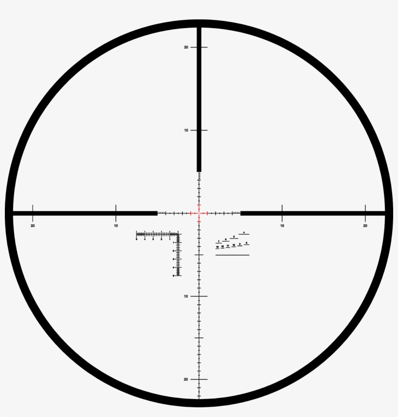Msr Ki K624i K312i - Cabelas Magnitude Ext Reticle, transparent png