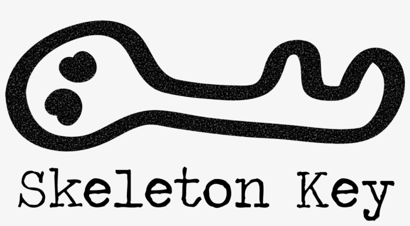 Skeleton Key Logo - Free Shipping - Vintage Cartoon Cat - Surgical Steel, transparent png