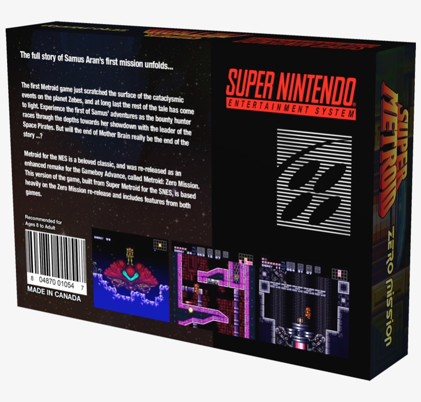 Super Metroid - Super Nintendo Entertainment System, transparent png