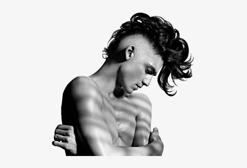 Wavy Mohawk Hairstyle, transparent png