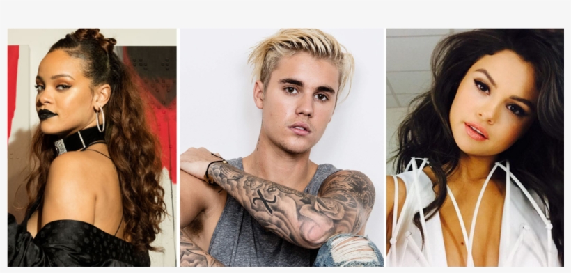 143406 Justin Bieber Rihanna E Selena Gomez Sa - Mo And Justin Bieber, transparent png