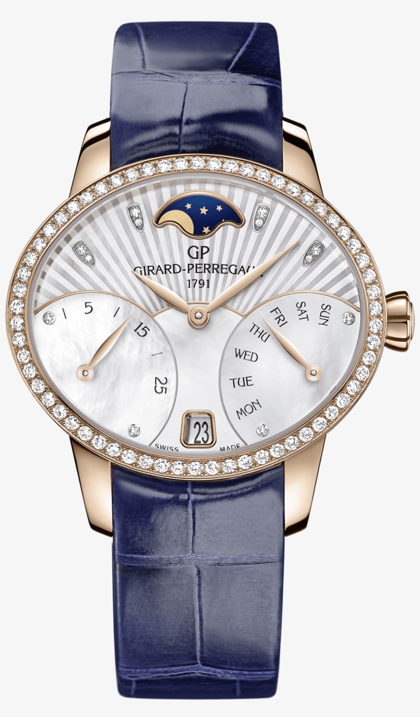 Bi-retro - Girard Perregaux Cat's Eye Automatic Ladies Watch 80485d52a751-ck4a, transparent png