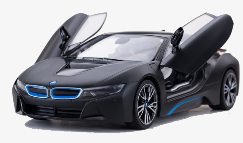 14 R/c Licensed Bmw I8 Authe - Aosom 1/14 Scale Bmw I8 Remote Control Car - Black, transparent png