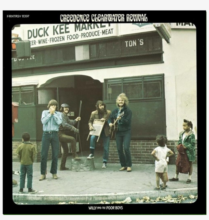 Creedence Clearwater Revival - Willy And The Poor Boys Album Cover, transparent png