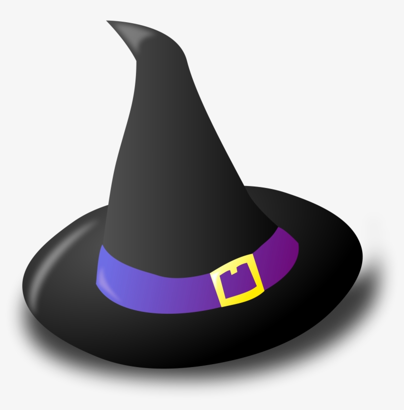 This Free Icons Png Design Of Black Witch Hat, transparent png