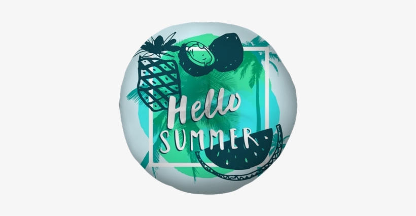 Handwritten Reeting Card With Tropical Fruits, Palm - Tropical Fruit, transparent png