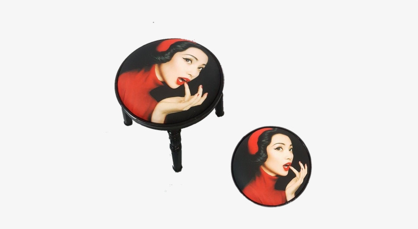 1950's Glamour Stool - High Qualiy Women Handbags Famous Brands Women Messenger, transparent png