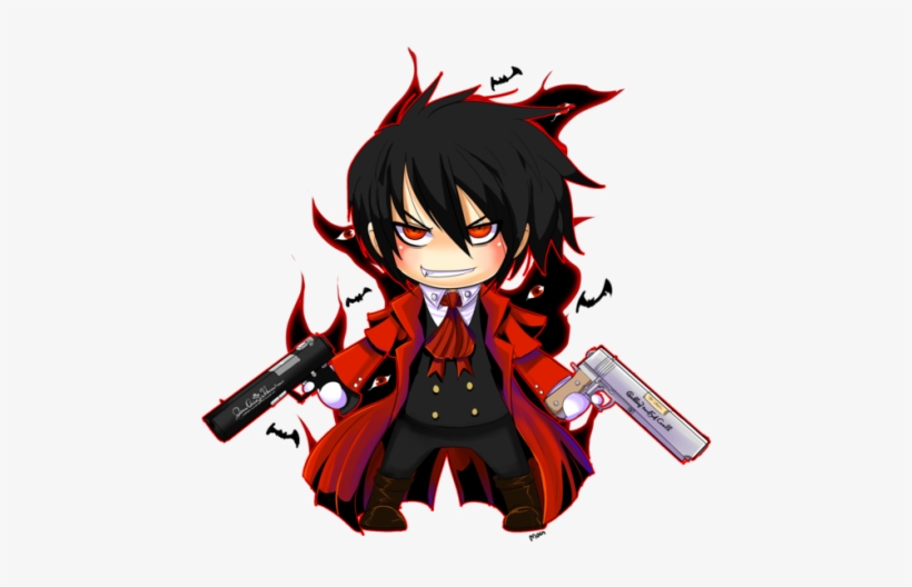 Anime Chibi Heart Most Popular Tags For This Image - Hellsing Alucard Chibi, transparent png