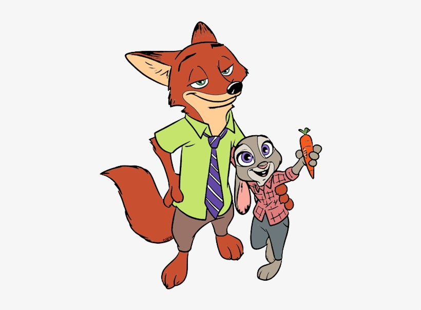 Judy, Nick - Zootopia Clipart, transparent png