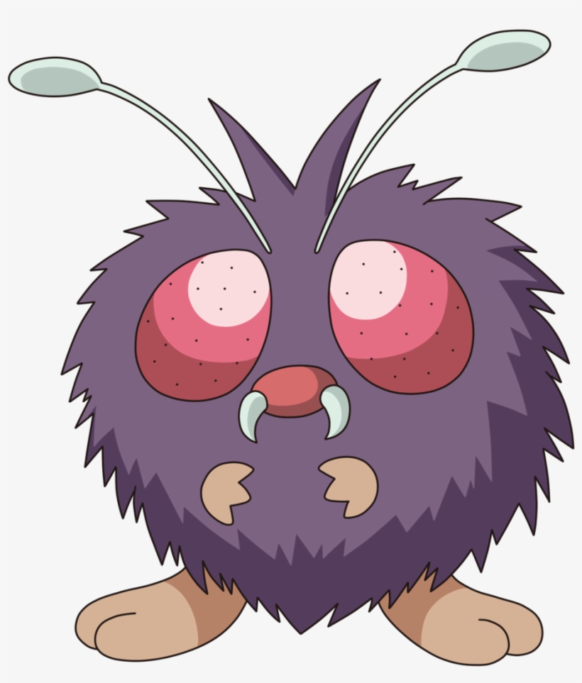 #nappyquote "venonat Looks Like Gengar's Balls"pic - 048 Venonat By Tzblacktd, transparent png