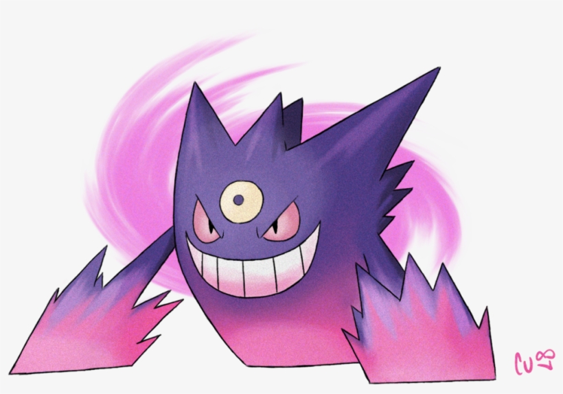Here's A Normal Mega Gengar Aaaaaand - Gengar Evolution X And Y, transparent png