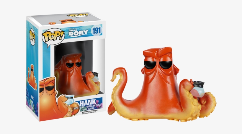 Hank Pop Vinyl Figure - Funko Pop Dory, transparent png