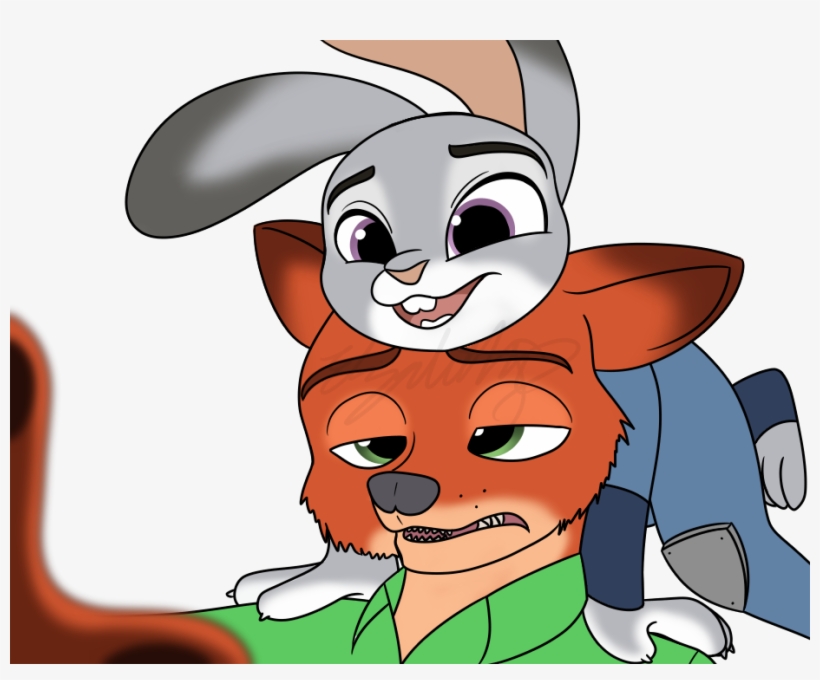 Wilde Hopps By Bluerainbow - Nick Wilde And Judy Hopps Selfie, transparent png