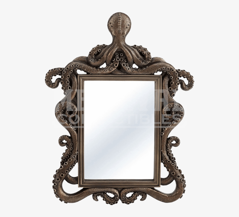 Octopus Mirror, transparent png