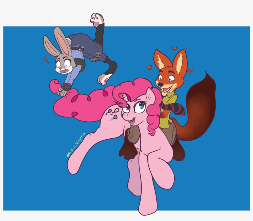 Radicalweegee, Crossover, Exclamation Point, Fox, Judy - Nick Wilde Judy Hopps And Tails, transparent png