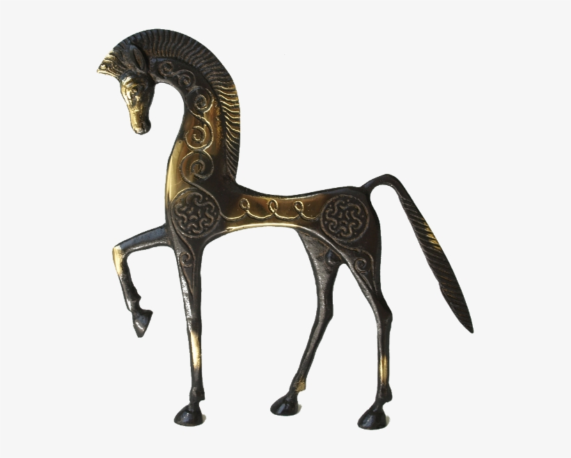 Bronze Horse Statue - Ancient Greek Art Horse, transparent png