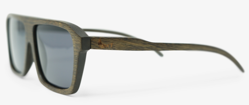 Kerf Wooden Sunglasses - Sunglasses, transparent png