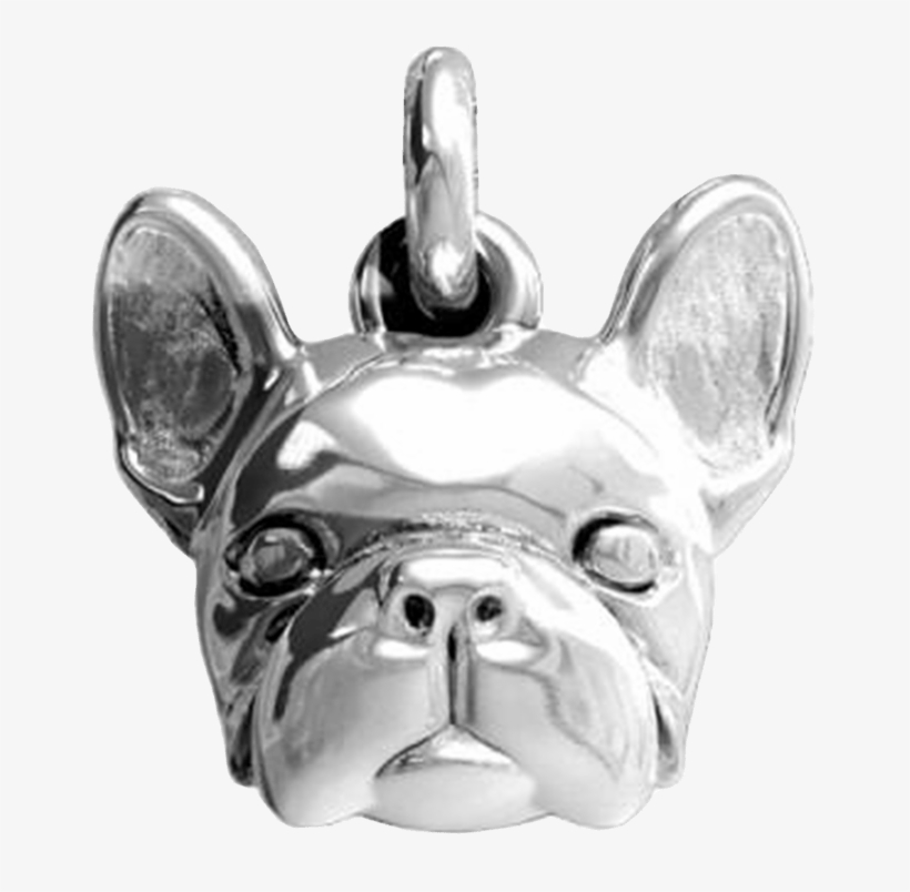 Head Pendant French Bulldog - Dog Fever Silver French Bulldog Pendant Necklace, transparent png