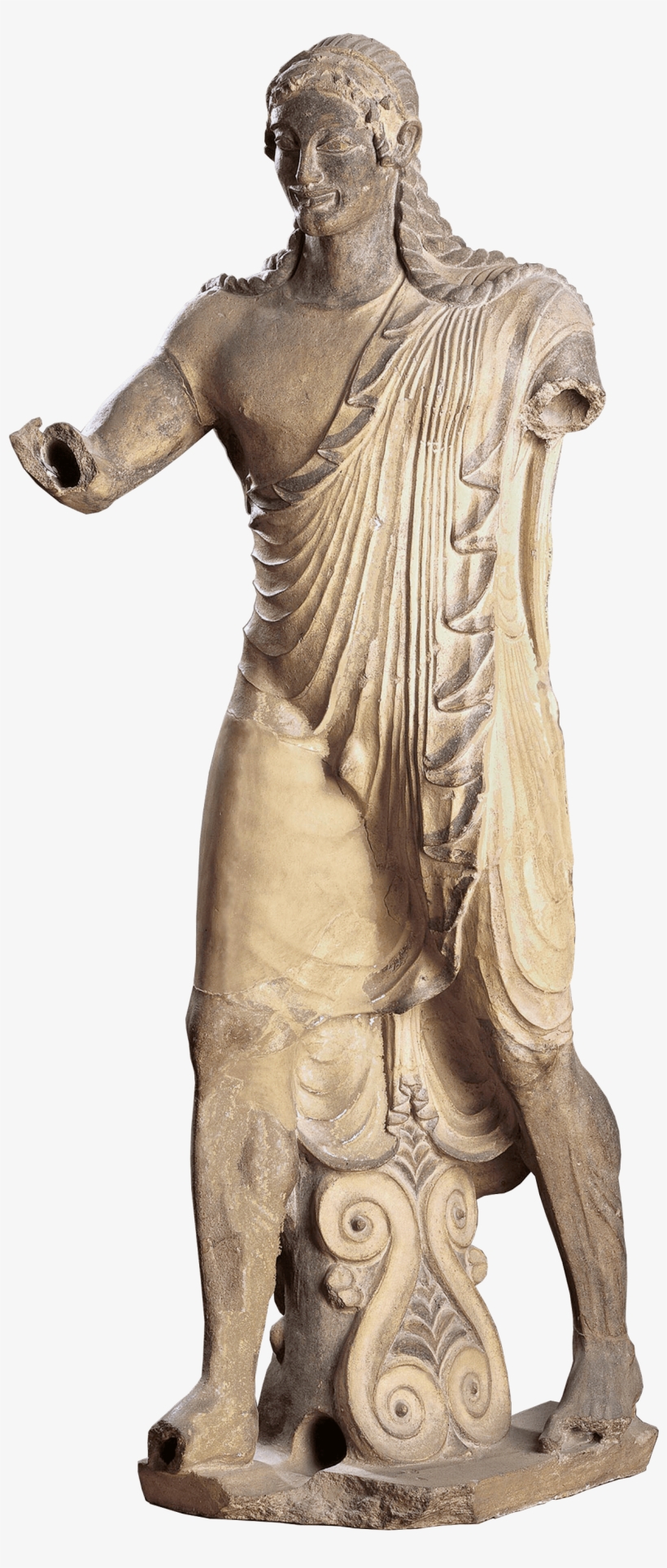 Greek Statue With No Arms Apollo Of Veii Etruscan 1500x3000 PNG