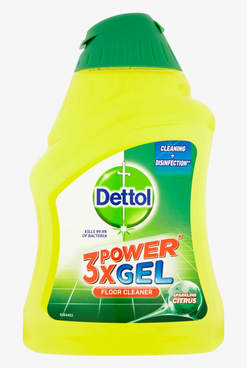 Dettol 3x Power Floor Gel - Dettol Power Gel Floor Cleaner, transparent png