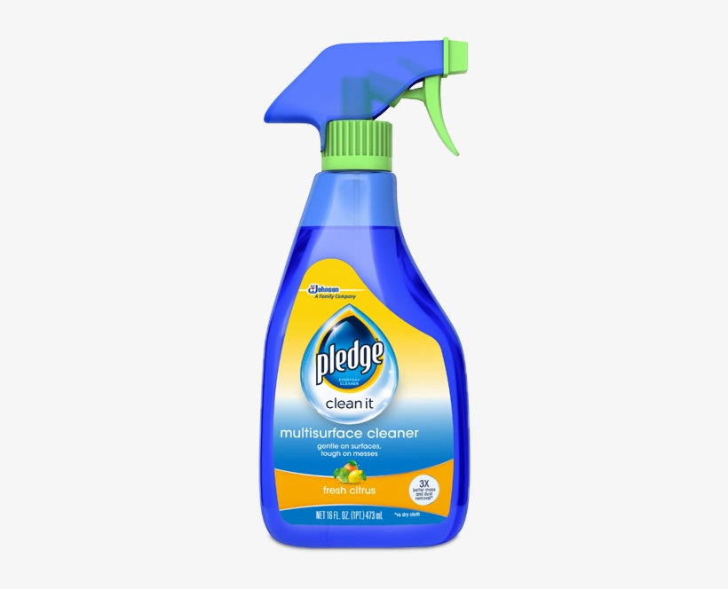 Multisurface Cleaner Trigger Pledge Cleaning Products 467x700 PNG
