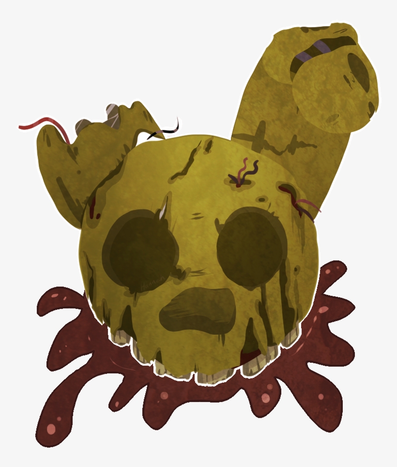 Springtrap Fnaf 3 Shirt Design 1 - Fnaf Shirt Design, transparent png