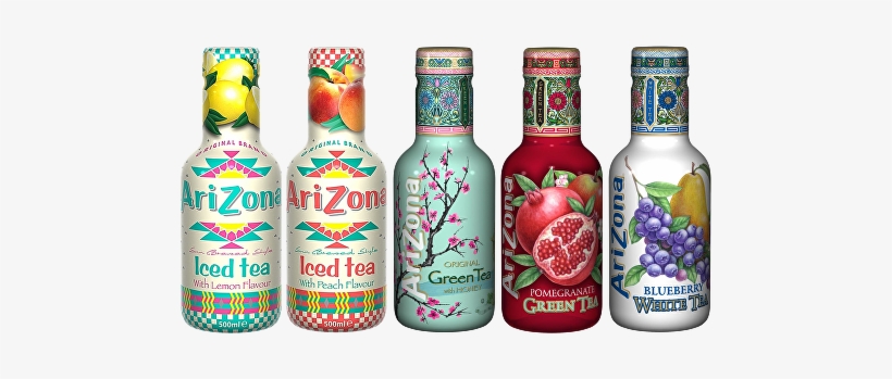Arizona Green Tea Has Many Dedicated Fans Worldwide - Arizona Blueberry White Tea (500ml), transparent png
