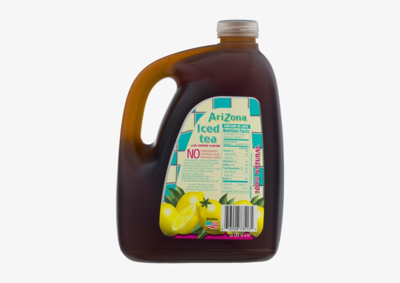 Arizona Iced Tea With Lemon Flavor - Arizona Iced Tea, transparent png