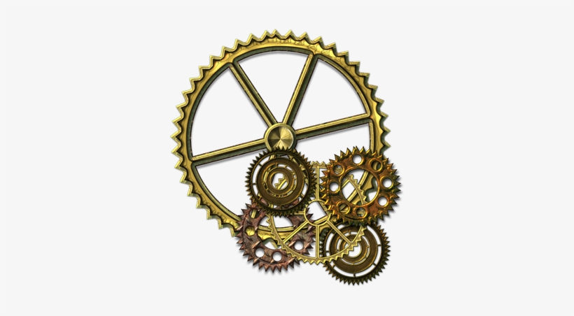 Steampunk Gears Png - Gear Steampunk Png, transparent png