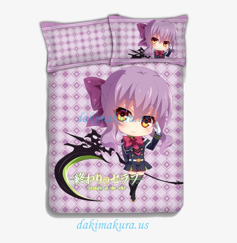 Cheap Seraph Of The End Anime 4 Pieces Bedding Sets,bed - Bedding, transparent png