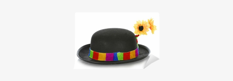 Bowler Hat With Flower, transparent png
