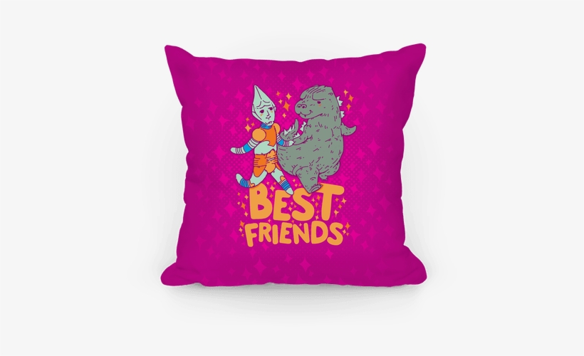 Best Friends Jet Jaguar & Godzilla Pillow - If You Love Me You Ll Let Me Sleep, transparent png