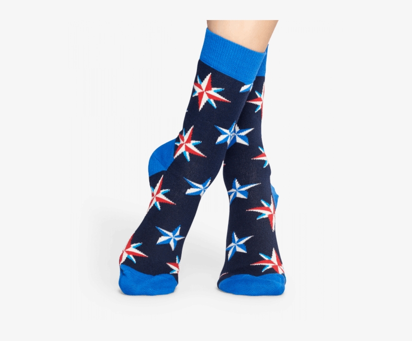 Nautical Star - Sock, transparent png