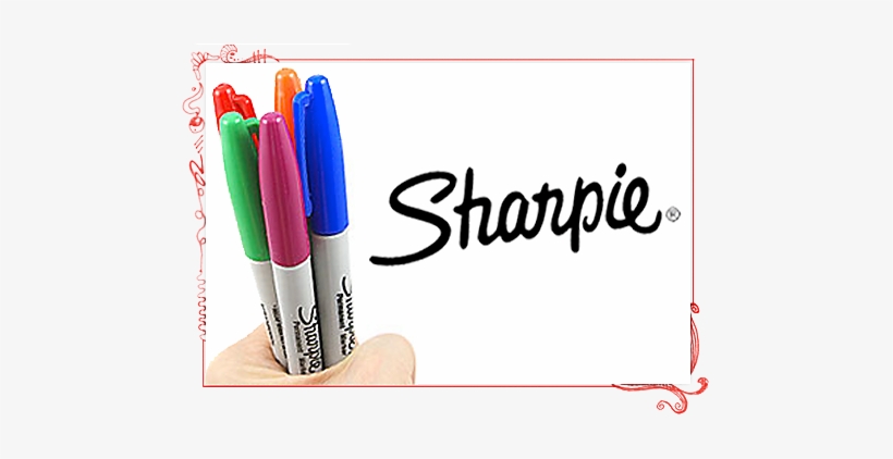 Clip Freeuse Sharpie - Sharpie : Permanent Marker Pen : Black : Fine Point, transparent png