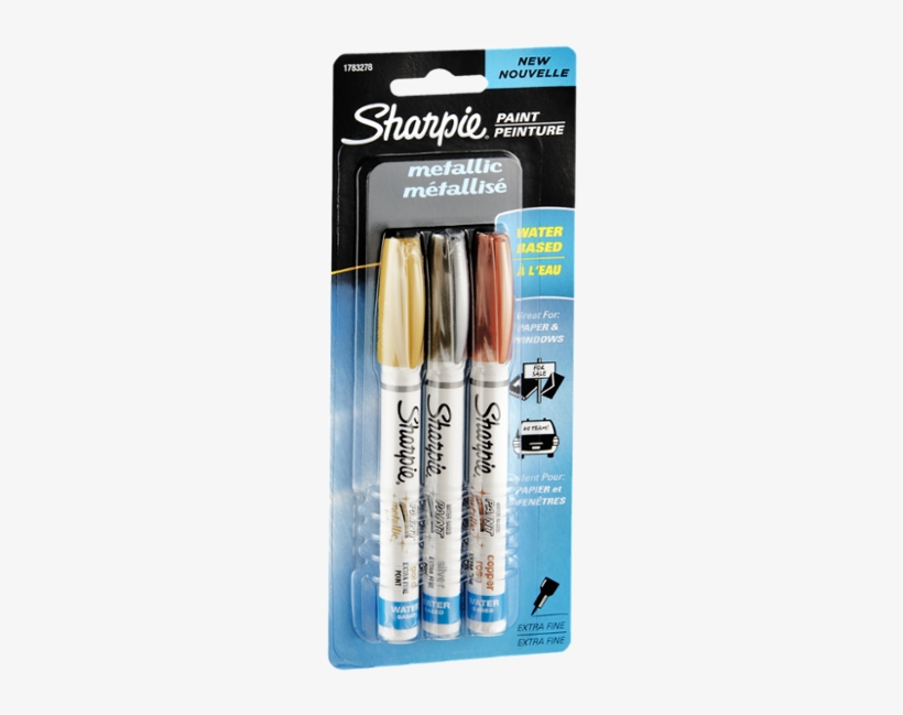 Joggles.com 29410 Sharpie Waterbased Paint Markers, transparent png