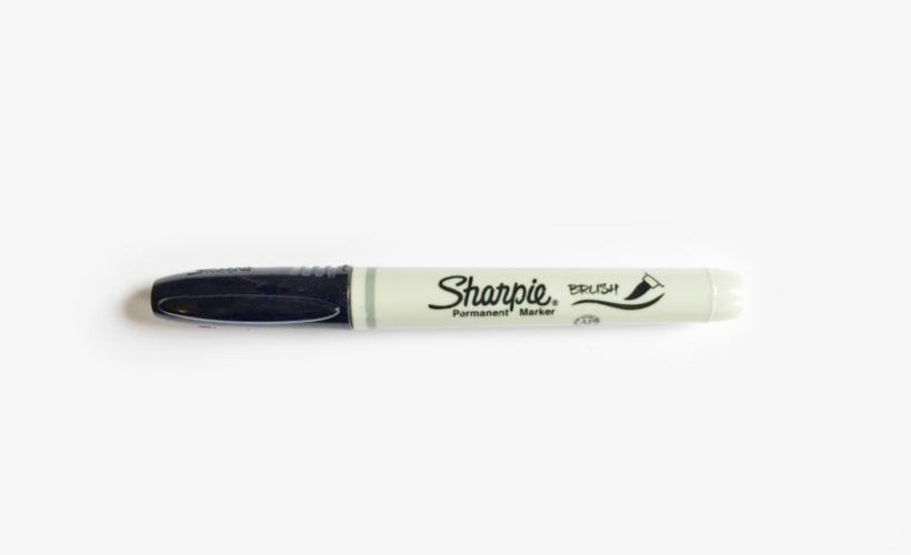 Sharpie Brush Marker, transparent png