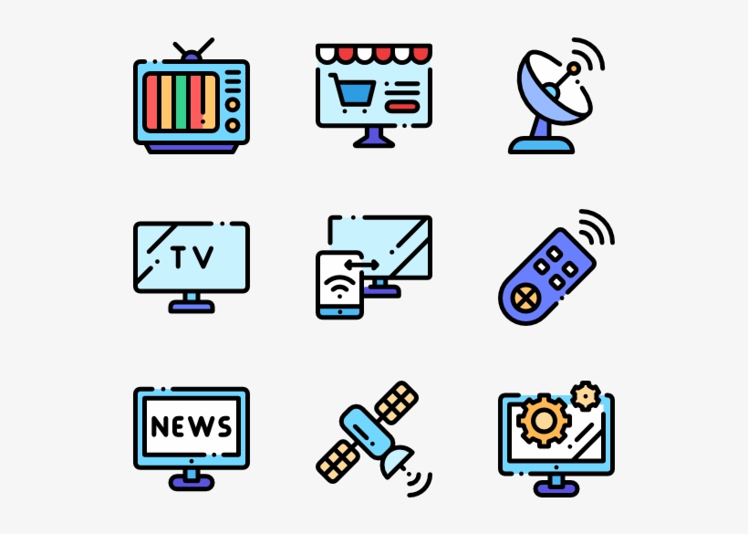 Television, transparent png