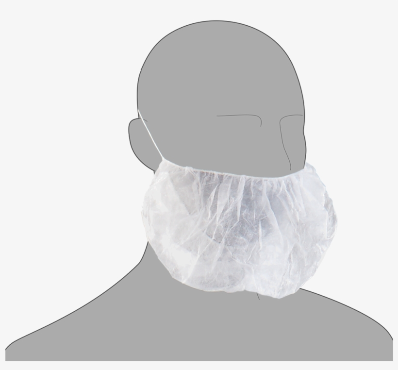 Single Use Workwear - Disposable Beard Mask, transparent png