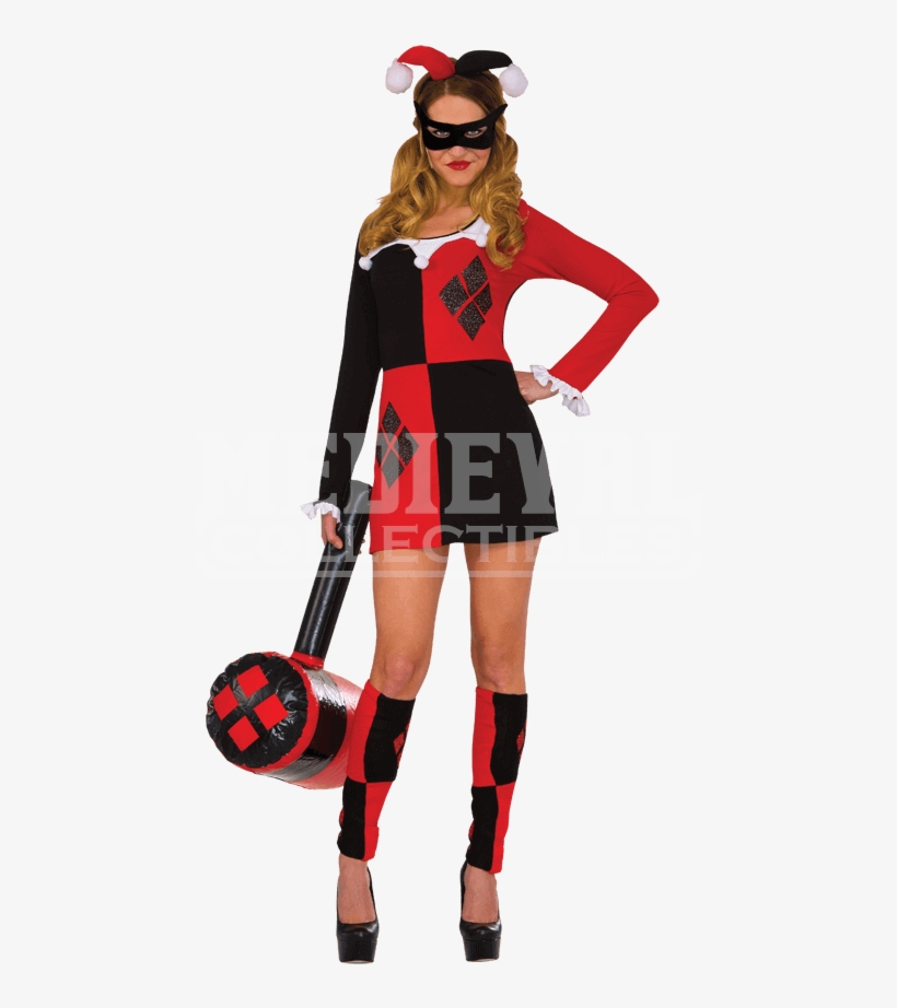 Harley Quinn Dress - Original Harley Quinn Outfit, transparent png