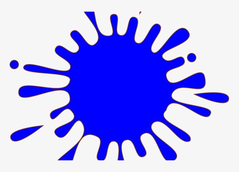 Black Paint Splat Clipart, transparent png