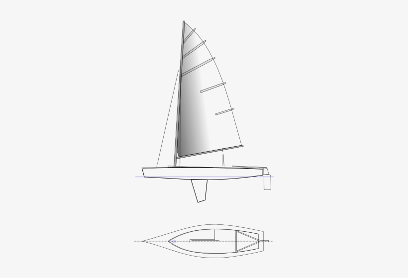 Silhouette D'un Sharpie 9 M2 - Sail, transparent png