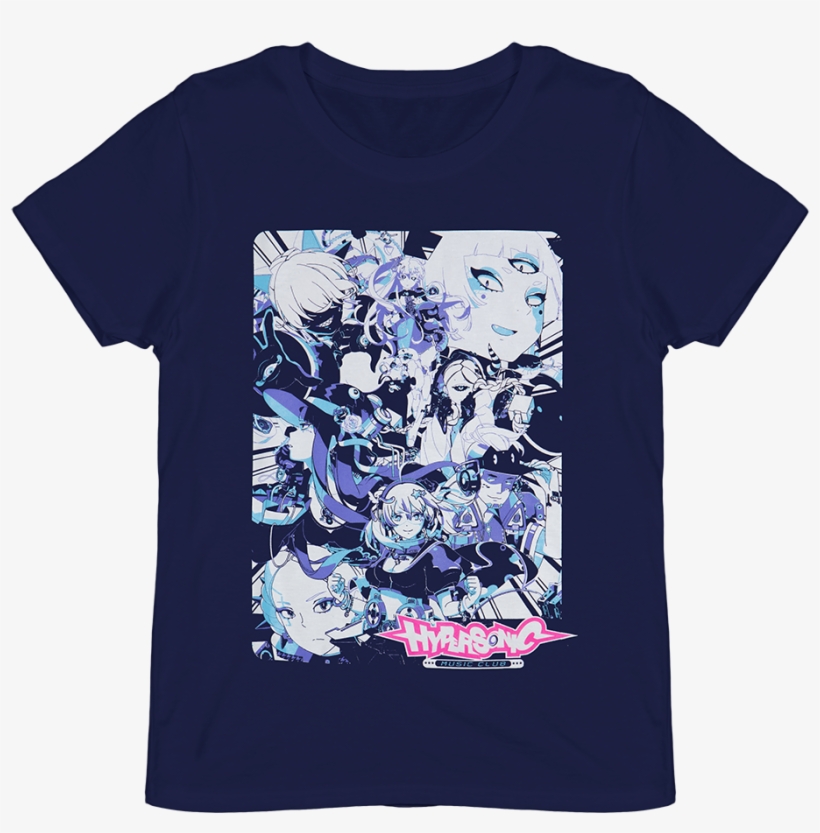 Anime Music Shirt Copy V=1520273379 - Hypersonic Music Club T Shirt, transparent png