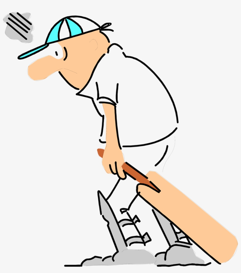 Cricket Clipart Transparent - Cricket Batter Transparent Background, transparent png