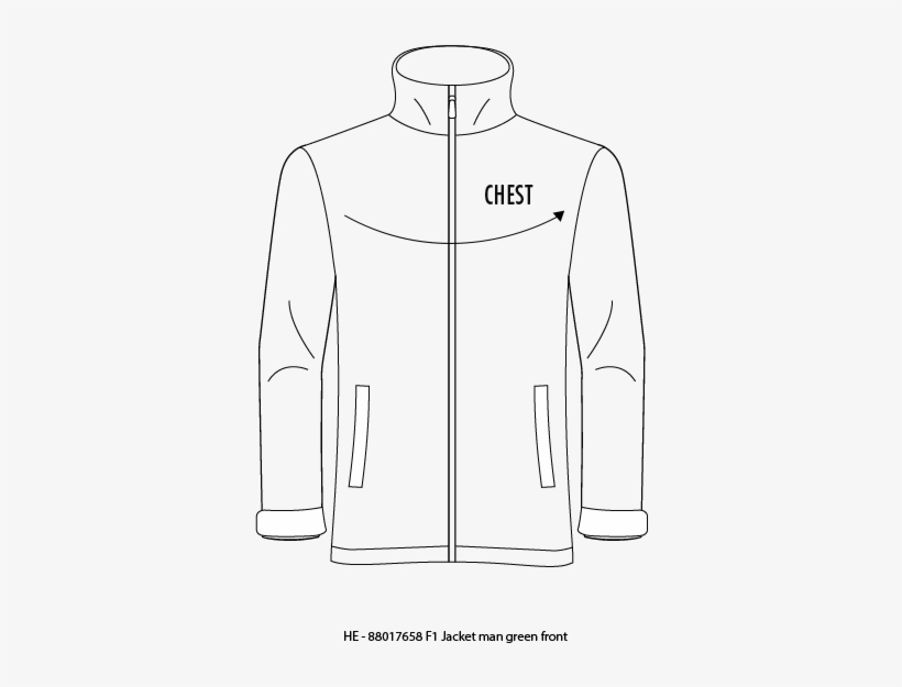 Place The Tape Close Under Your Arms And Measure Around - Design Jacket Png, transparent png