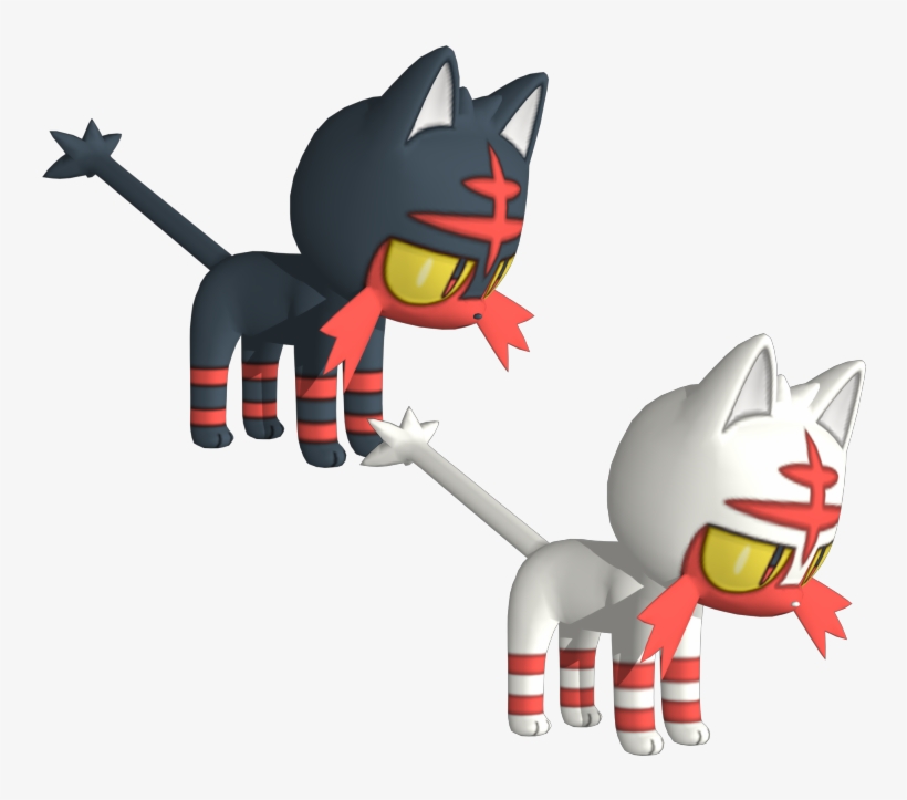 Download Zip Archive - Pokemon Litten Models, transparent png