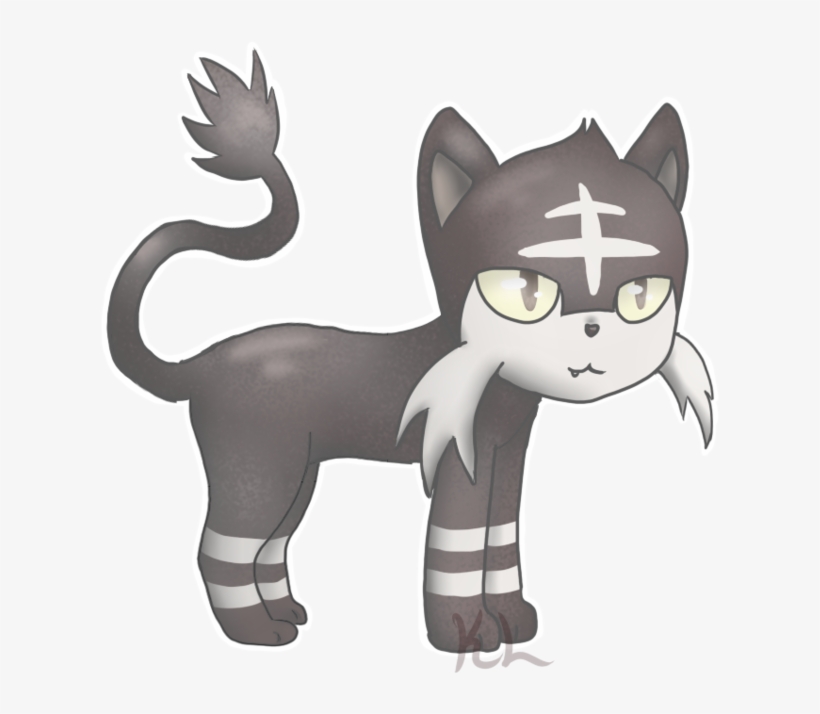 Jpg Freeuse Stock Litten By Katrinalink On Deviantart - Drawing, transparent png